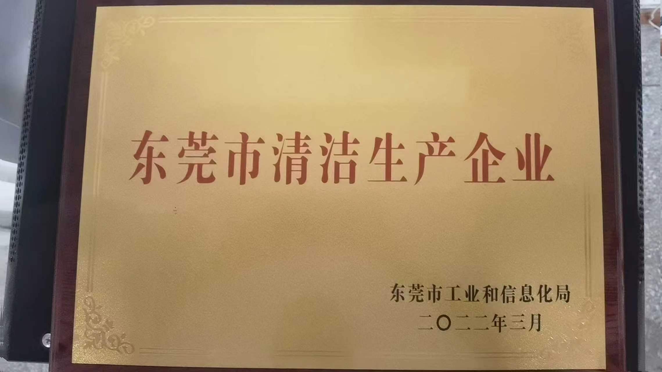 东莞市清洁生产企业
